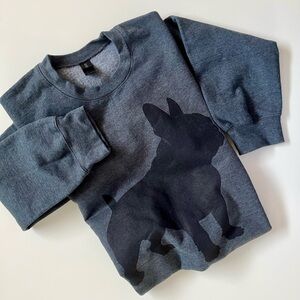 Gilden Frenchie Sweatshirt• Sz Small